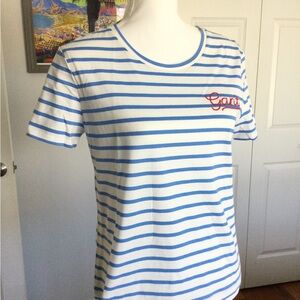 PRICE DROP! Nautical Blue and White Striped T